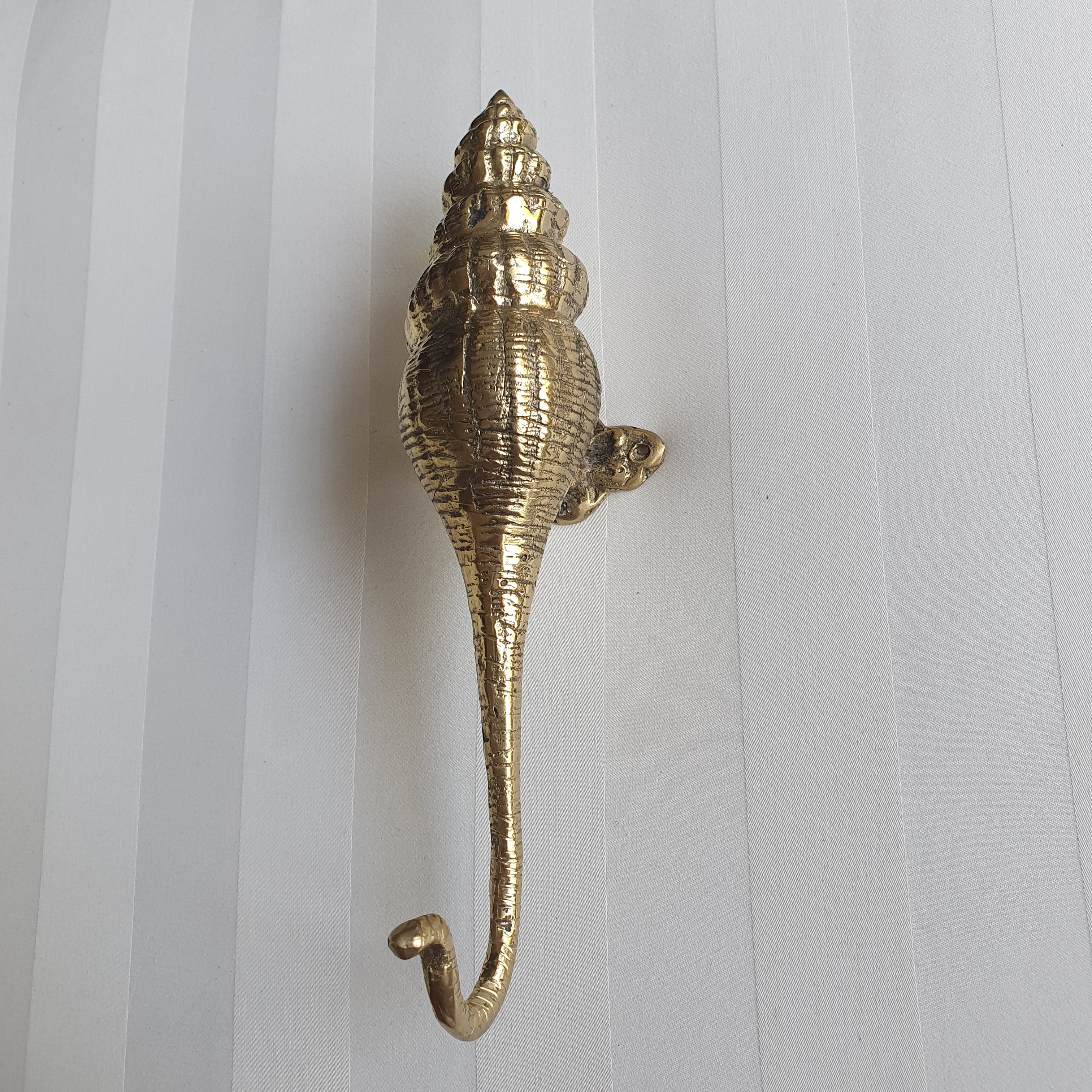 Shell Wall Hook Bronze