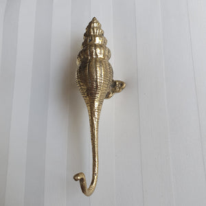 Shell Wall Hook Bronze