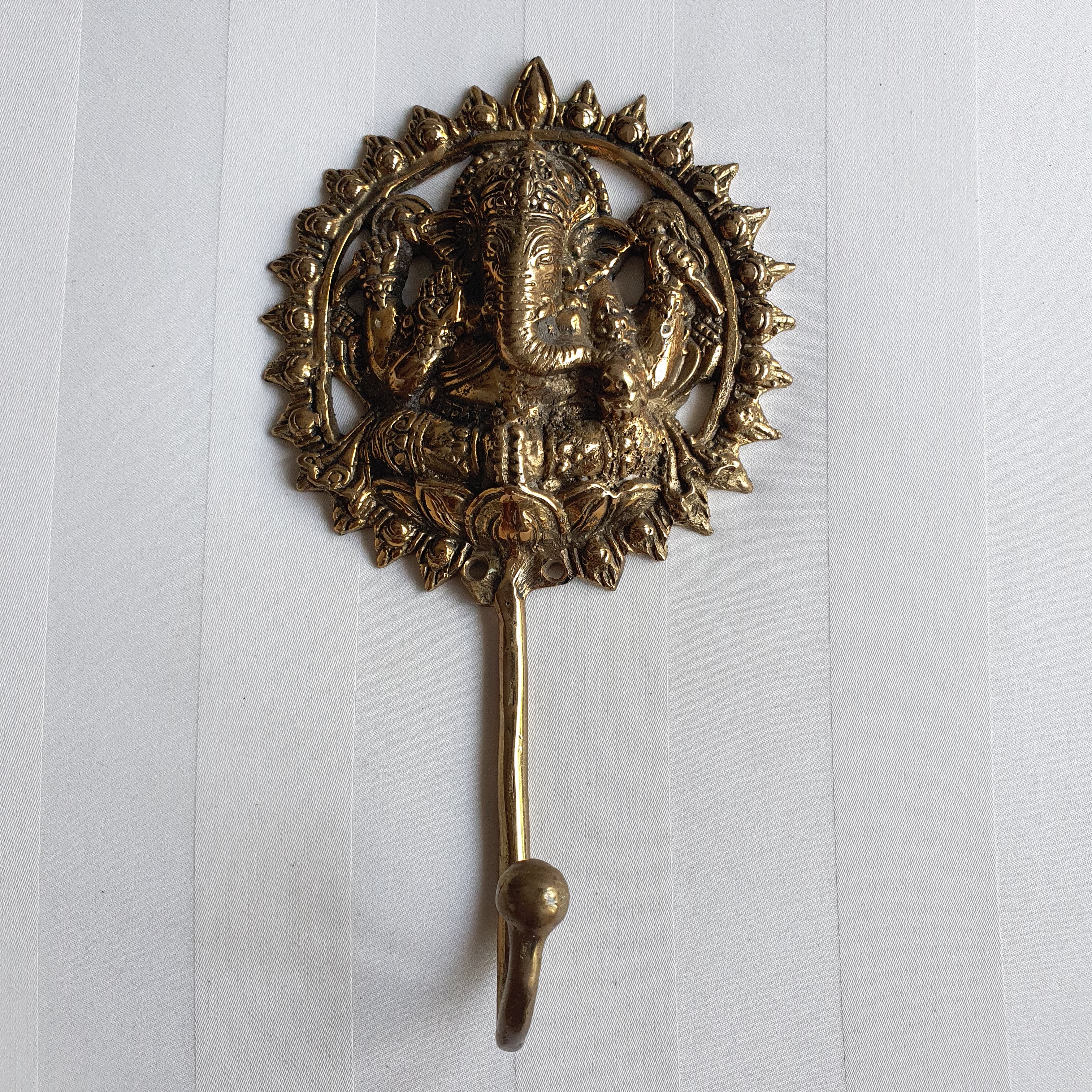 bronze Ganesha wall hook