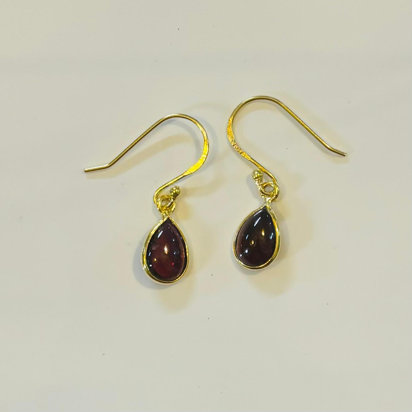 Tear Drop Earrings // Gold