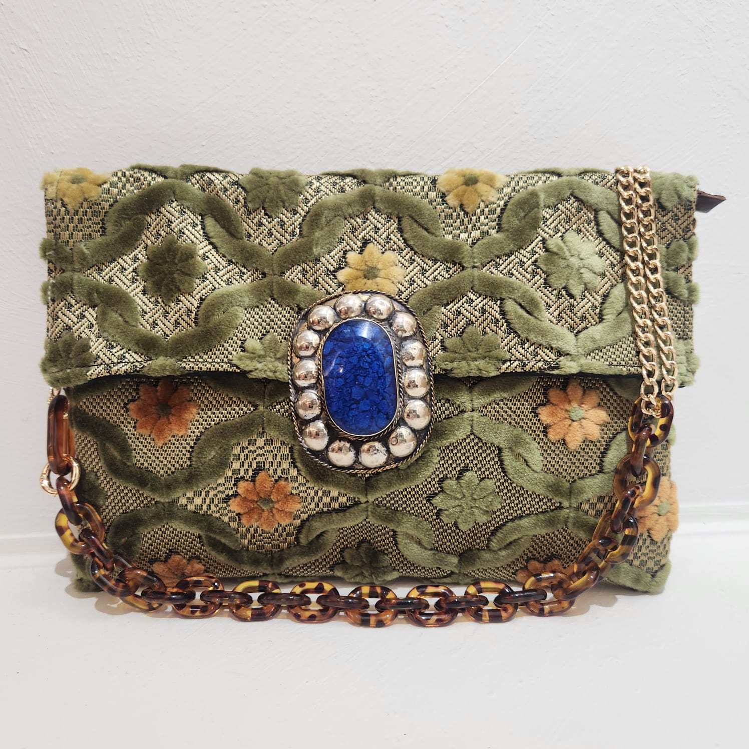 Zara Clutch // Olive