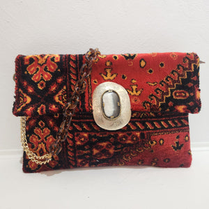 Zara Clutch // Fire Red