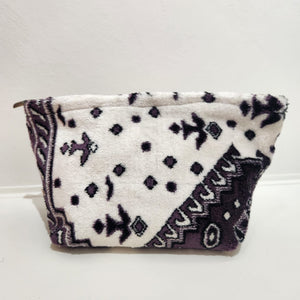 Amira Clutch // White & Purple