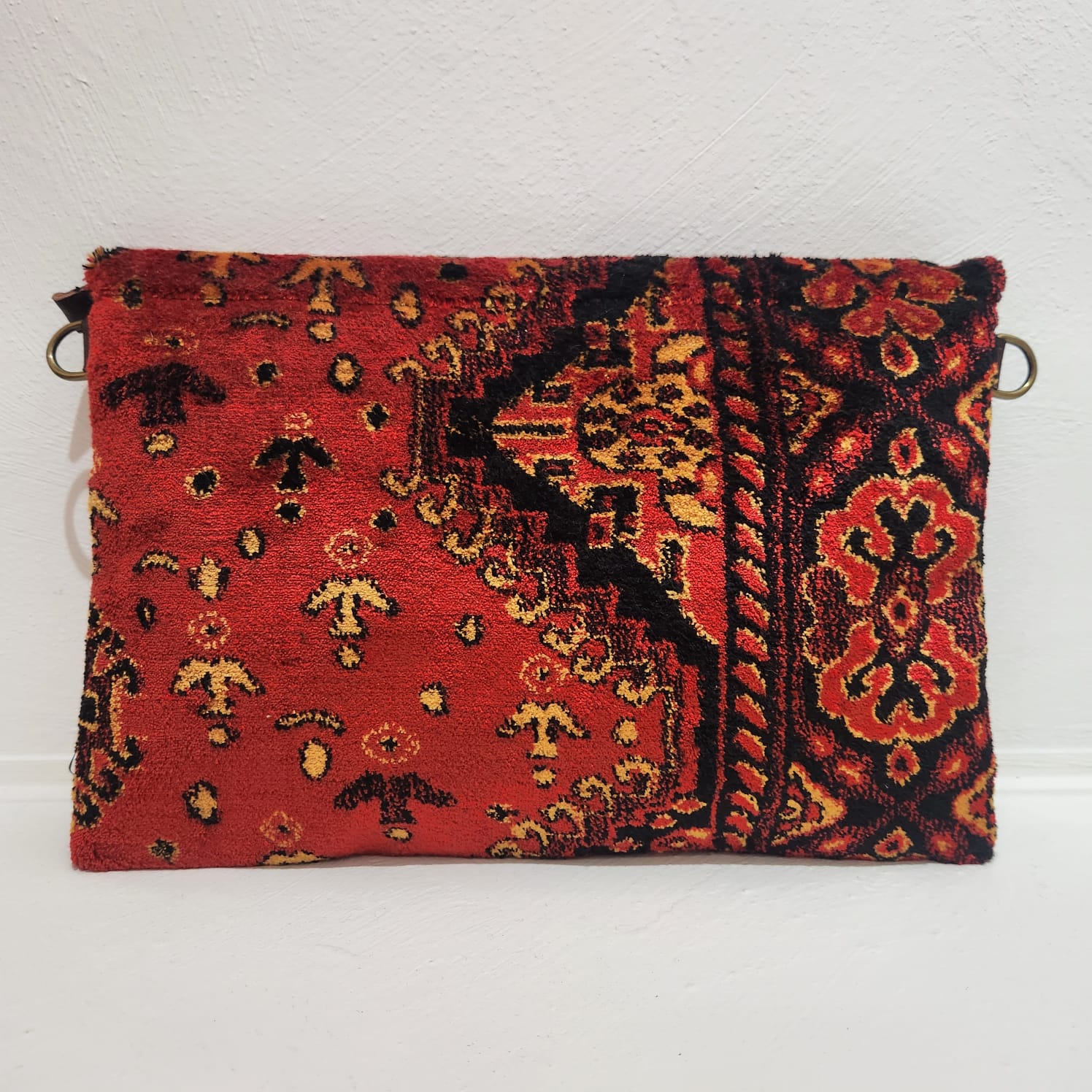 Zara Clutch // Fire Red