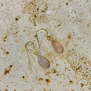 Tear Drop Earrings // Gold