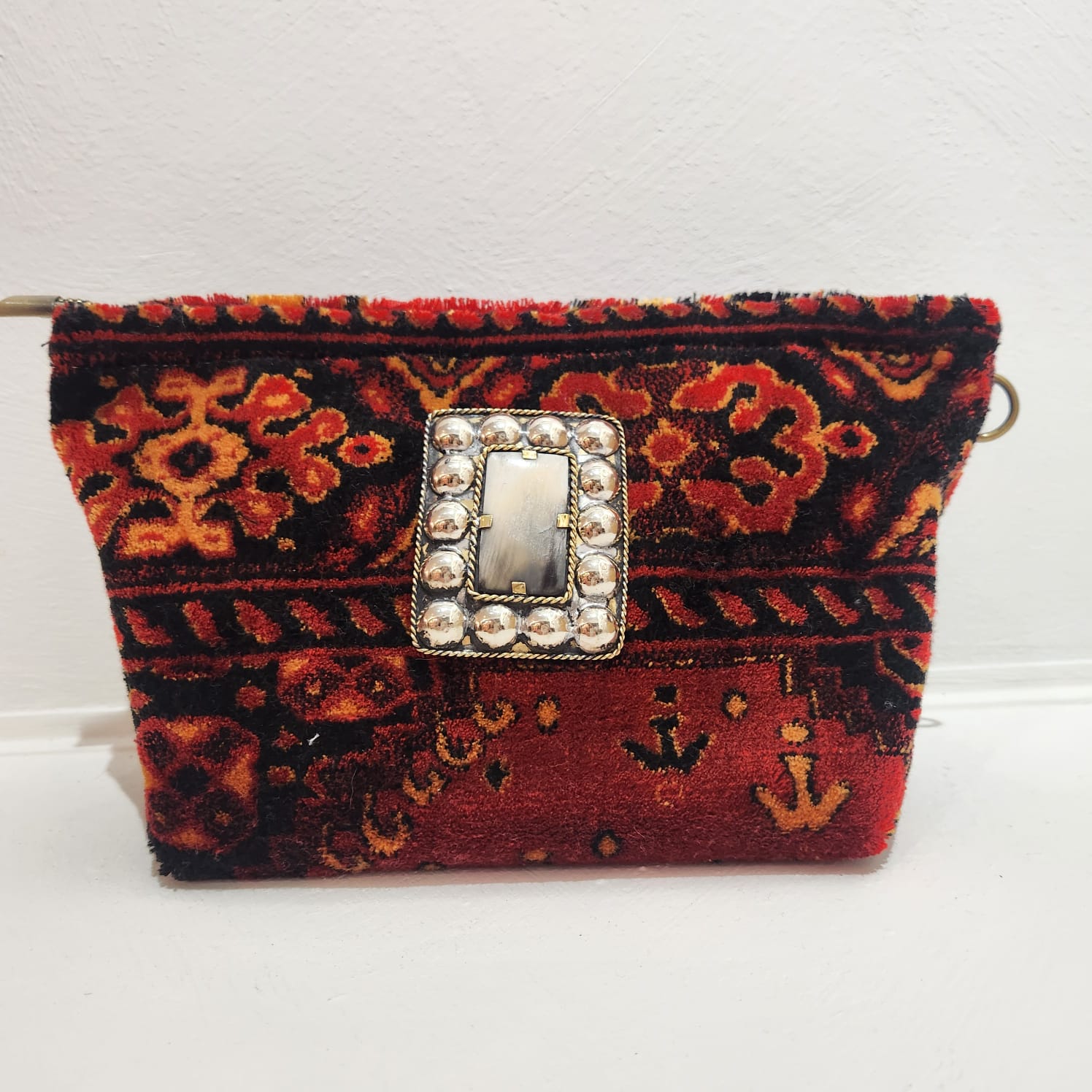 Amira Clutch // Fire Red