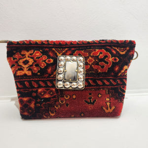 Amira Clutch // Fire Red